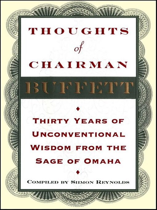 Title details for Thoughts of Chairman Buffett by Siimon Reynolds - Wait list